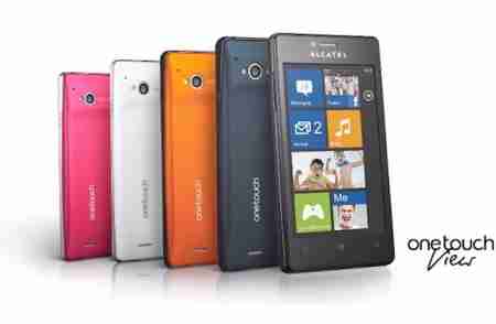 شركة ALCATEL تكشف عن الهاتف المحمول One Touch View بنظام ويندوز فون